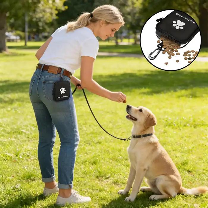 Sac de dressage pour chien multifonctionnel étanche et portable pour récompenses et friandises idéal pour les voyages et le transport d'accessoires pour animaux