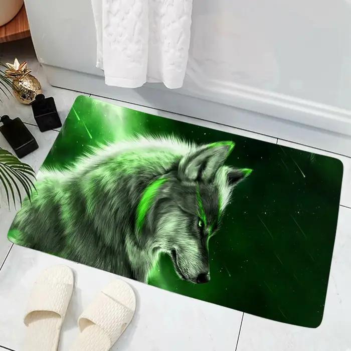 Motif imprimé chien animal loup non ald absorbant