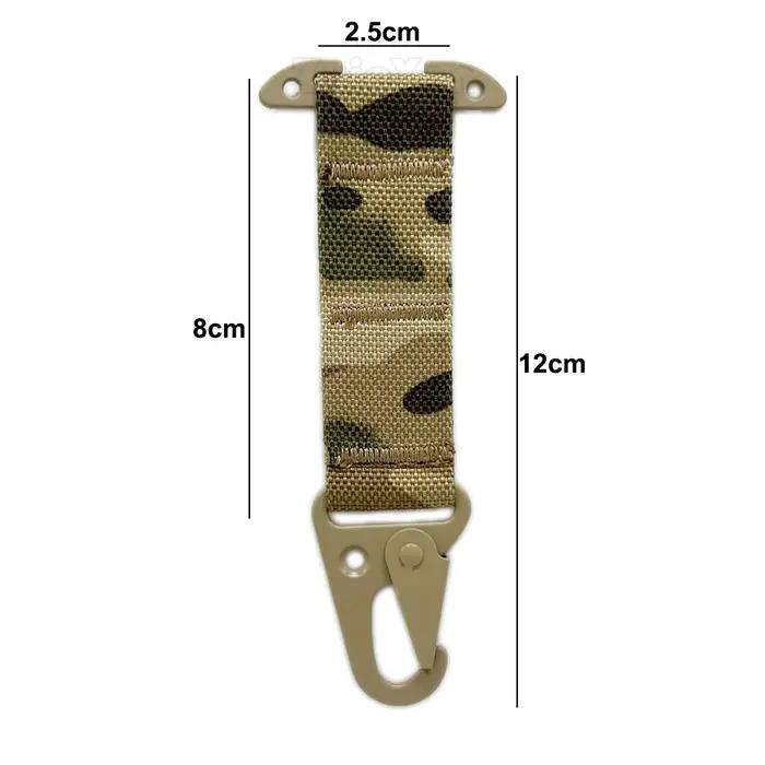 Clip ceinture molle crochet métal équipement chasse sac à dos veste tactique accessoire