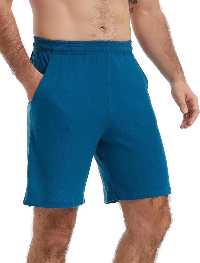 Shorts d'entraînement en laine mérinos pour hommes