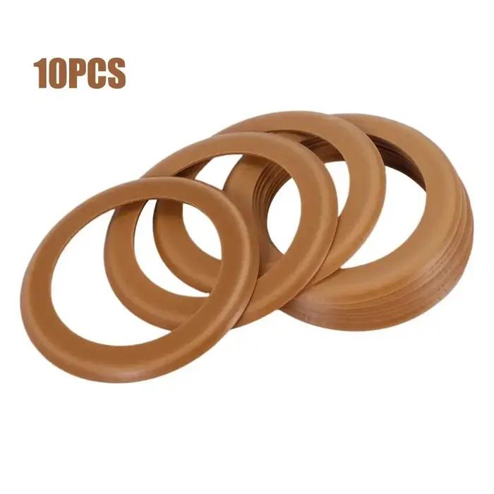 10pc compresseur d'air Piston anneau pompe Piston anneaux en caoutchouc isolé pour compresseur d'air
