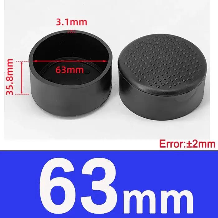 Manchon de tuyau rond en caoutchouc souple PVC noir