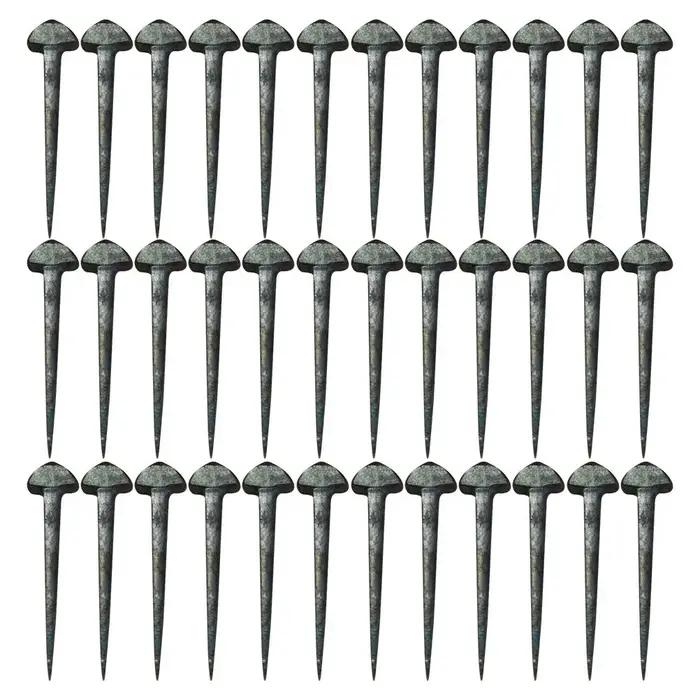 50 pièces d'accessoires pour chevaux en forme de clous, pour chevaux réels, équipement équestre, fer