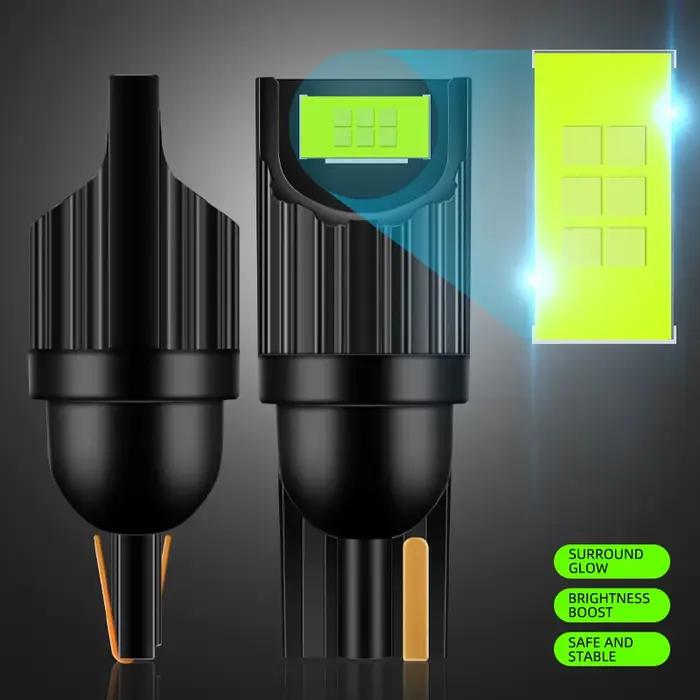 Ampoules LED Canbus W5W T10 12-24V, 2 pièces, 168 194, sans erreur, feu de signalisation de voiture,