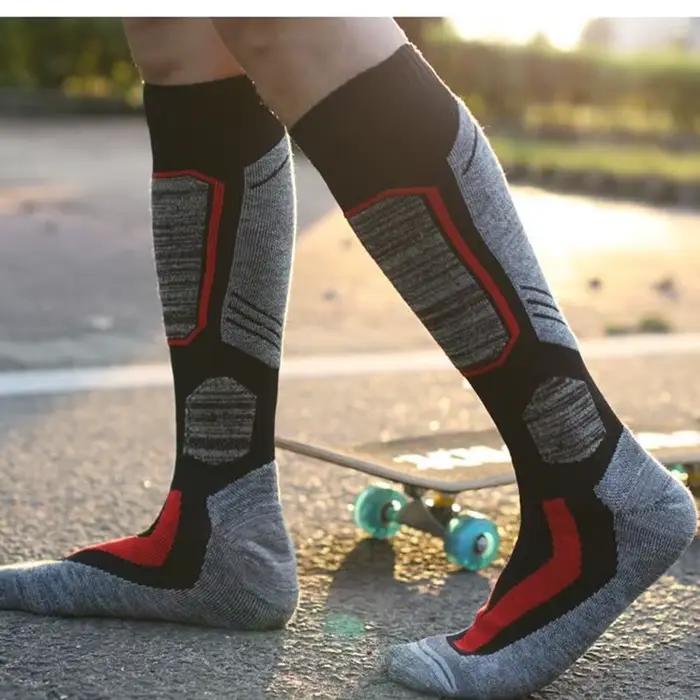 Chaussettes thermiques d'hiver en coton pour adultes
