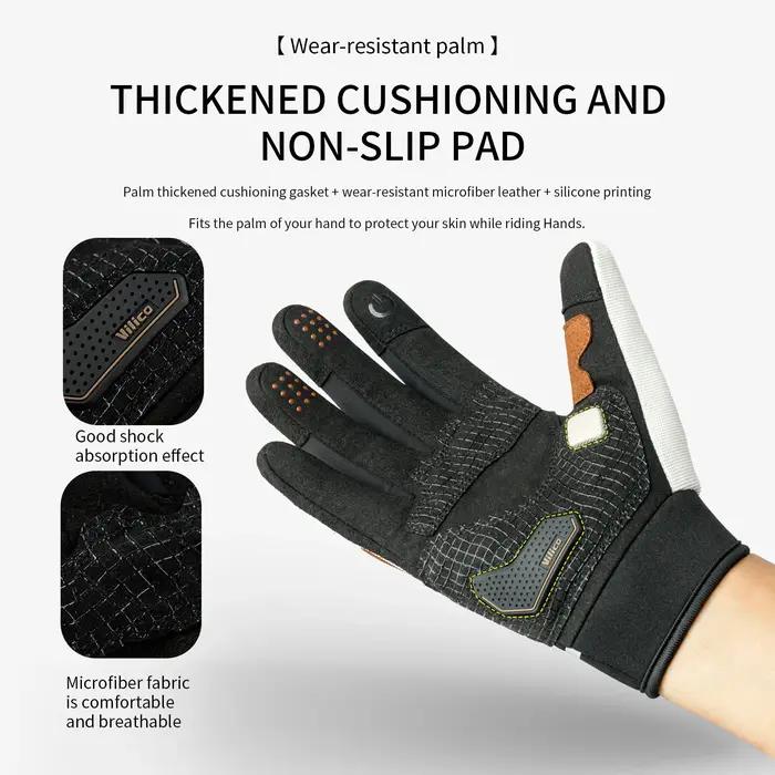 Gants tactiques vélo écran tactile thermiques imperméables route VTT hommes femmes hiver