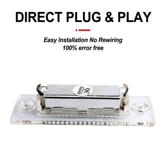 Eclairage de plaque de planificateur à LED, feu de numéro arrière, VW Golf MK5, Jetta, Touran, Passa