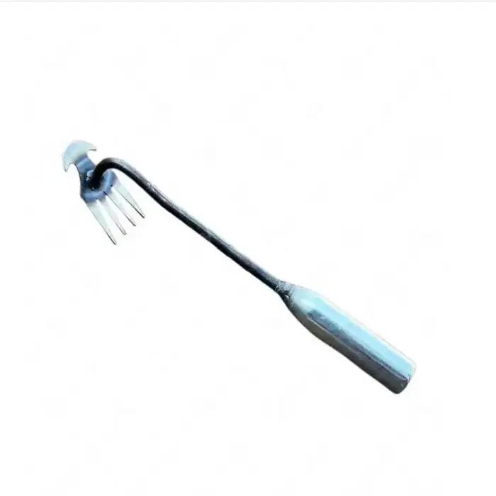 Artefact de désherbage à houe, outils de démarrage et de désherbage, râteau à houe de jardinage, outil agricole en acier au manganèse, petite houe, ameublissement du sol a