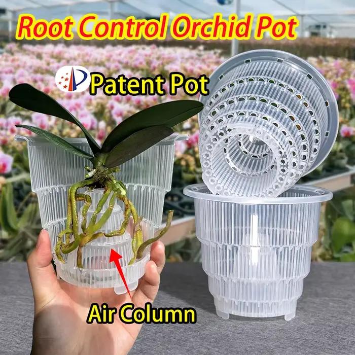 Pot en maille pour décoration de la maison