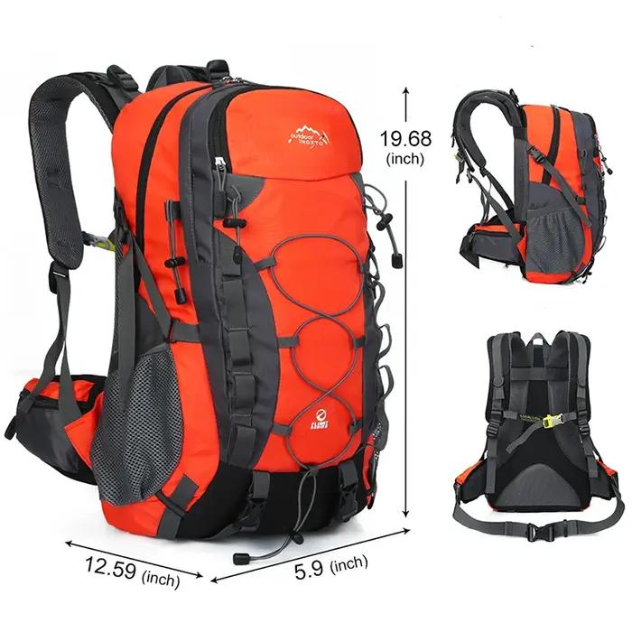 Sac à dos de rangement de randonnée robuste 40 litres, sac à dos tactique de voyage, sac à dos de Tr