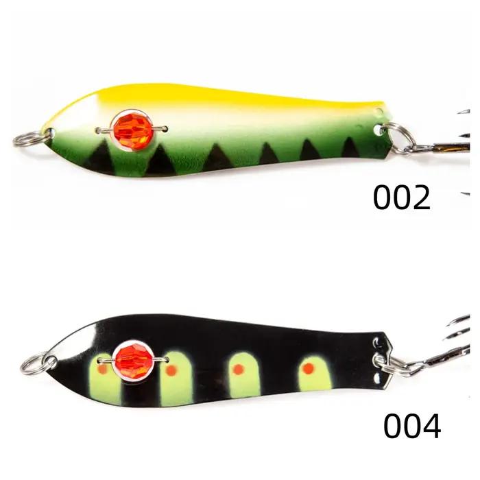 Hunthouse métal leurre Spinners cuillère appât dur à la traîne 75mm 11g laiton coulant Spinner brochet perche eau douce LW810 leurres de pêche