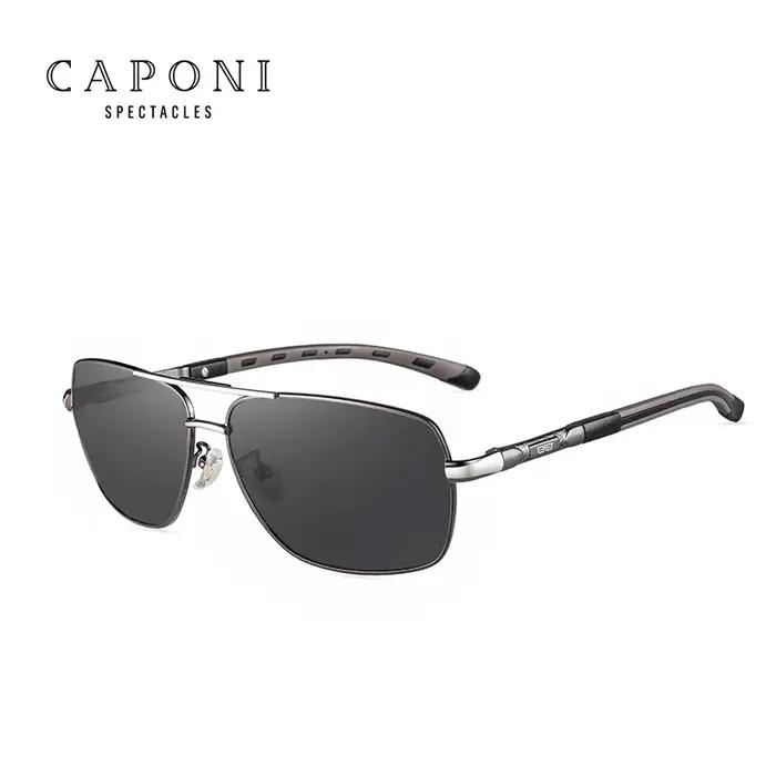 Lunettes de soleil photochromiques polarisées pour hommes design de marque classique protection UV400 verres gris rouge noir vert lunettes de conduite occasions spéciales