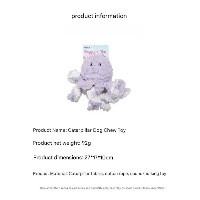 Jouets en peluche pour chiens grinçants pour l'ennui