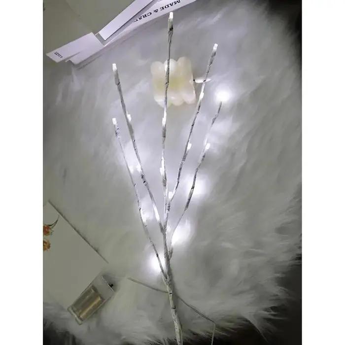 Guirlandes de branches de bouleau lumineuses LED 20 unités pour chambre et célébrations de Noël occassions spéciales-decoration intérieure-extérieure