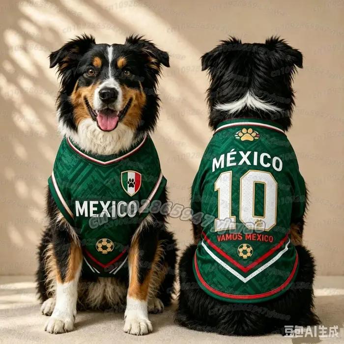 Vêtements pour chiens respirants en maille 10 mailles Mexique – Maillot de sport pour Schnauzer