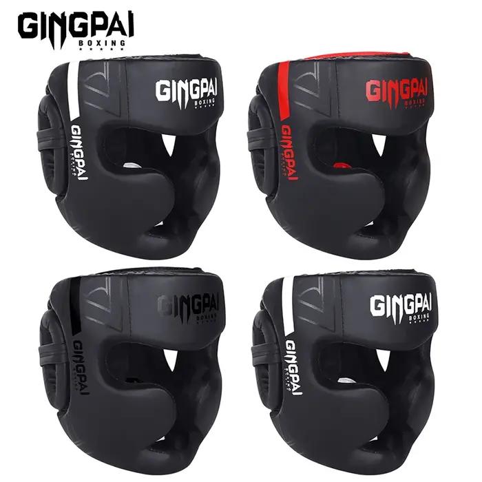 Casque De Kick Boxing karaté Muay Thai Guantes De Boxeo couvre-chef De combat gratuit MMA protège-tête Sanda entraînement adultes enfants équipement