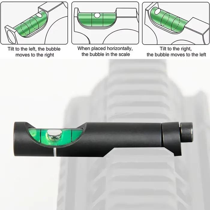 Kit d'outils de nivellement Hunting Spirit niveau à bulle pour lunettes de chasse sur rail Picatinny 11mm 20mm accessoire de chasse pour ajustement précis et facile d'utilisation