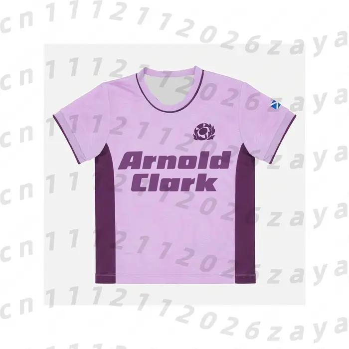Nouveau Tshirt Rugby Respirant Séchage Rapide Personnalisable Confortable pour Fans Ecossais Famille Vêtements Parent Enfant Occasions Spéciales