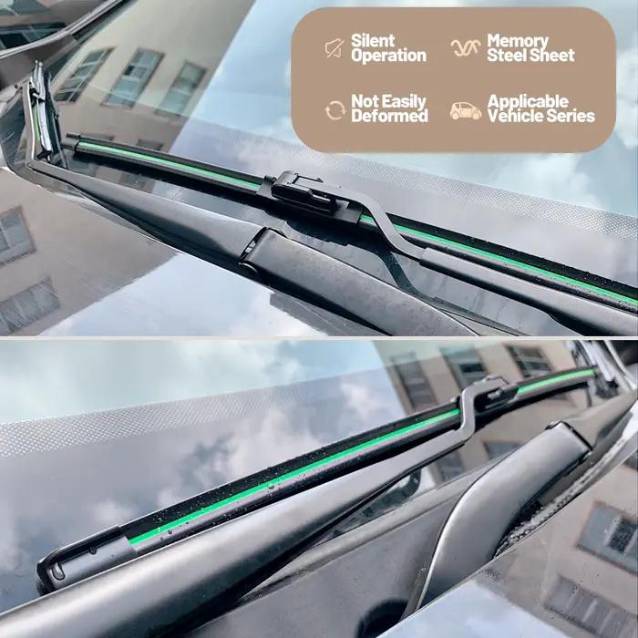 Balais d'essuie-glace avant pour Alfa Romeo MiTo 2008 – 2018, 2 pièces, accessoires de fenêtre de pa