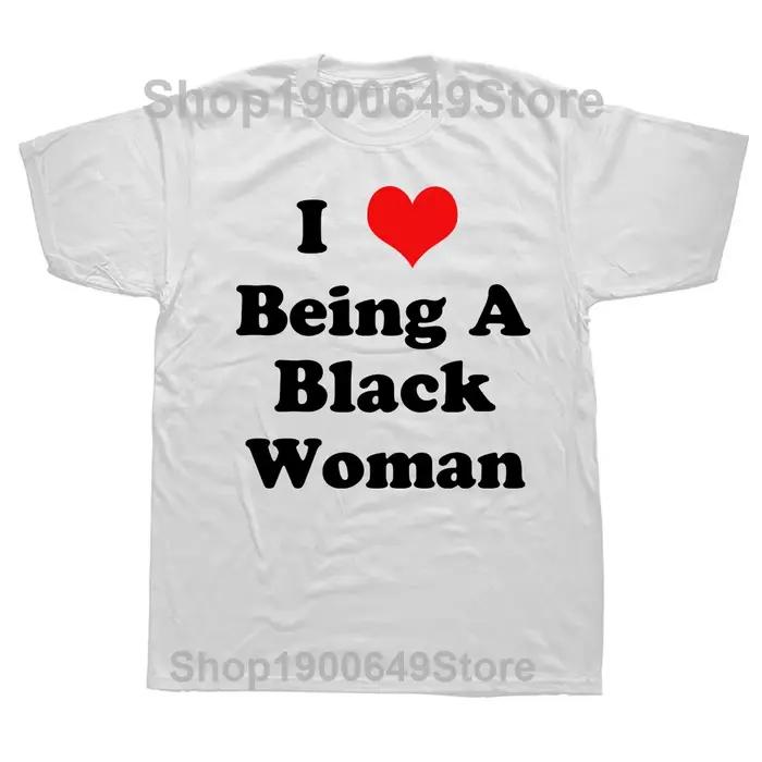 T-shirt à Manches Courtes en Coton pour Homme et Femme, Streetwear, Style Graphique, I Love Being A
