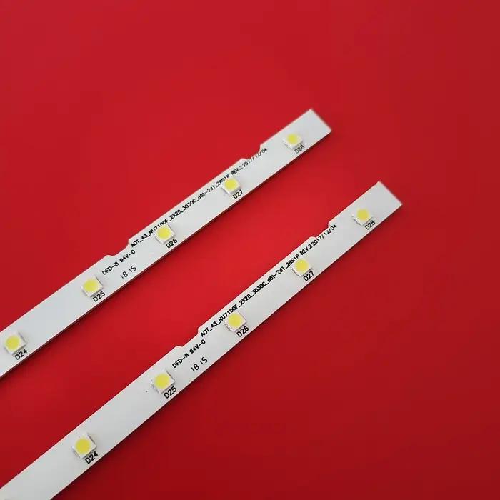 Rétro-éclairage TV Led pour Samsung 43 pouces, AOT_43_NU7100F_2X28_3030C UE43NU7100 UN43NU7100 BN44-