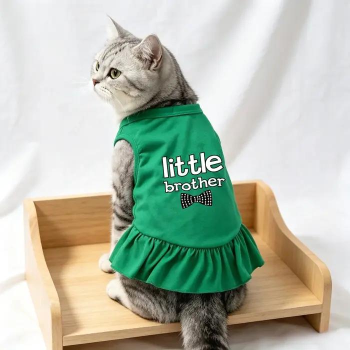 Robe pour chien avec imprimé Little Brother