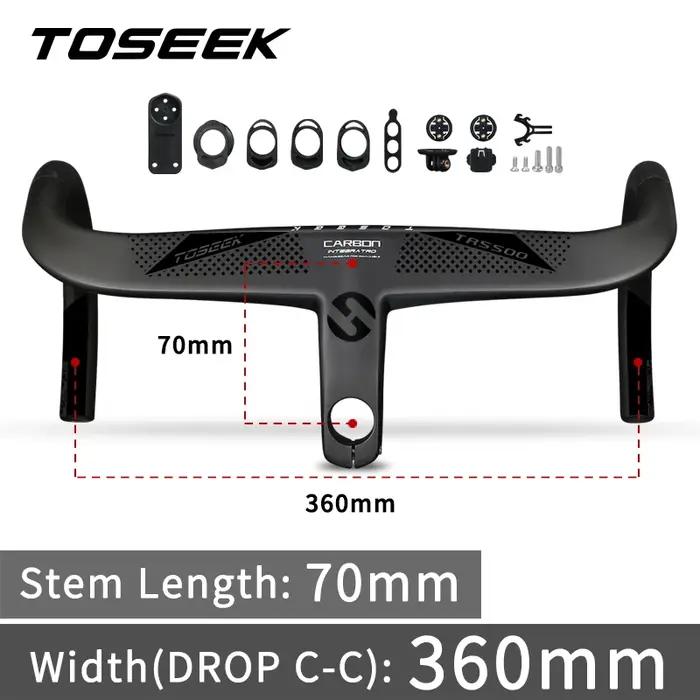TOSEcavium-Guidon de vélo en carbone T800