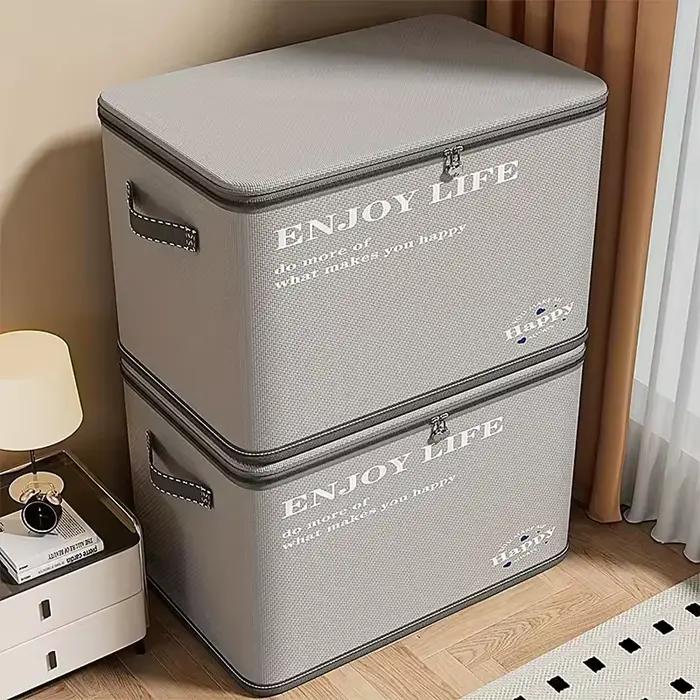 Boîte de rangement superposable pour vêtements