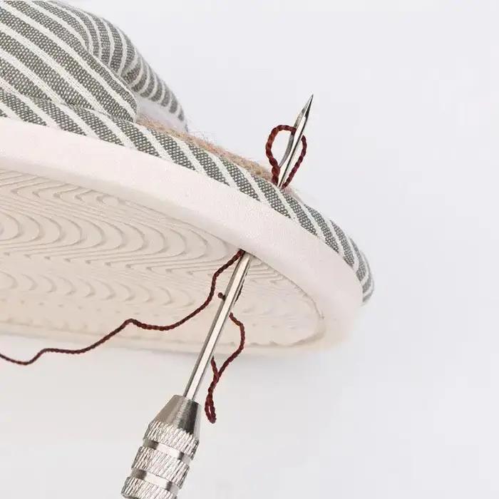 Ensemble de poinçons de couture en cuir, Kit d'outils de réparation de chaussures multifonctions rem