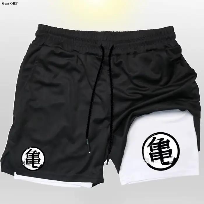 Z Goku Anime pantalons de survêtement Shorts hommes Gym Shorts de course hommes séchage rapide Sport