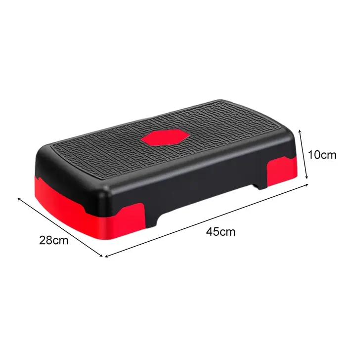 Pédales de fitness, mini stepper pour musculation, réglables, antidérapantes, stable, capacité de charge de 200 kg, équipement d'entraînement pour la maison