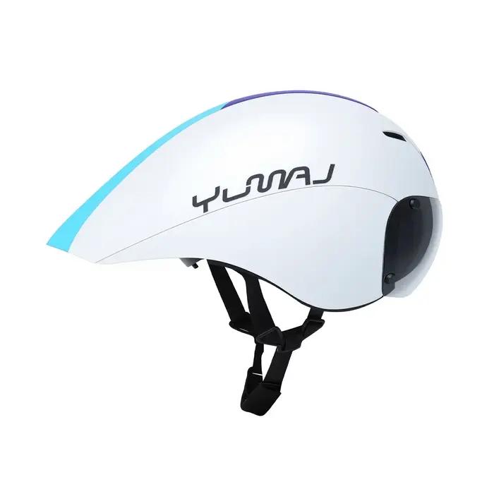 Nouveau Casque de Sécurité TT pour Triathlon avec Boucles Magnétiques Haut de Gamme pour Cyclisme Compétitif Occasions Spéciales