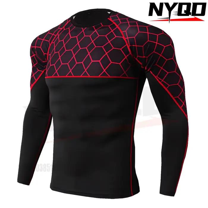 Ensembles de sous-vêtements de moto pour hommes, Leggings de sport respirants, Couches de base à séchage rapide, Serré, Long, Y, Pantalon, Sportedly