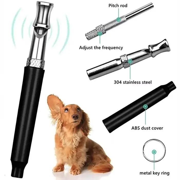 Sifflet d'entraînement pour chien avec cordon réglable