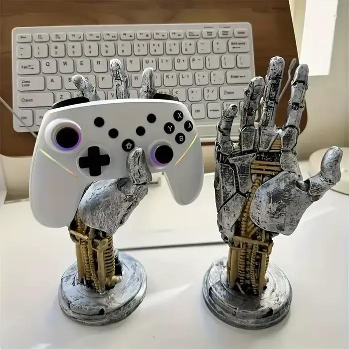 Bras mécanique cyberpunk support de bureau ergonomique futuriste pour homme occasions spéciales décoration et utilitaire