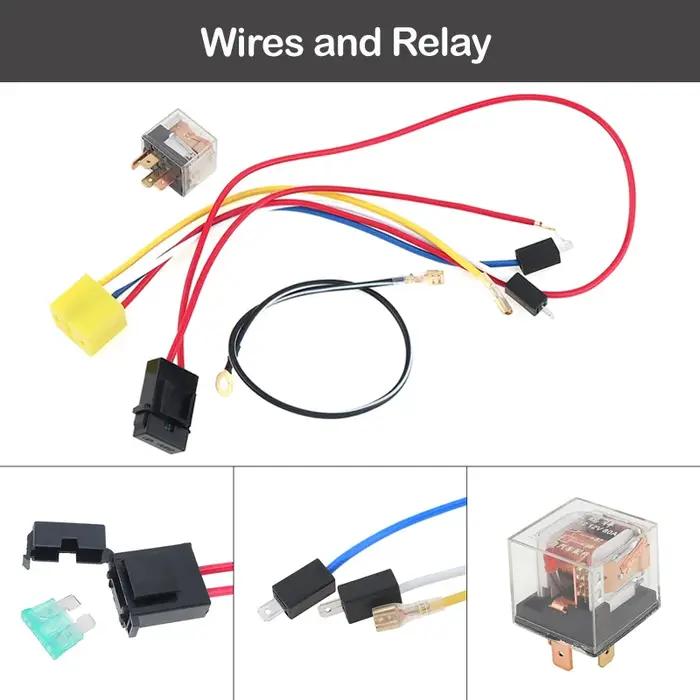 Ensemble de compresseur de klaxon d'air universel 12V 24V, tuyau d'air 0.08 ~ 0,12mpa avec fils et r