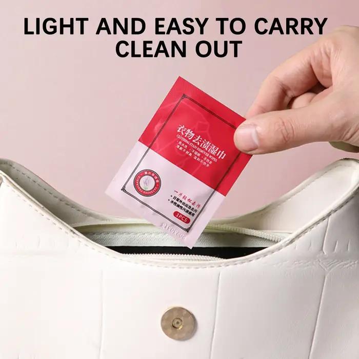 Vêtements portables Retrait des taches Wet Whying Remover pour les vêtements Paquet de sauvetage d'urgence, pour le retrait des taches de garde-robe