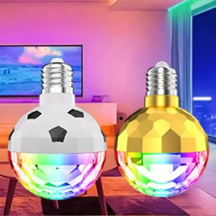 La plus nouvelle ampoule Disco LED 6W E27 ampoules stroboscopiques rotatives couleur rvb cristal scè
