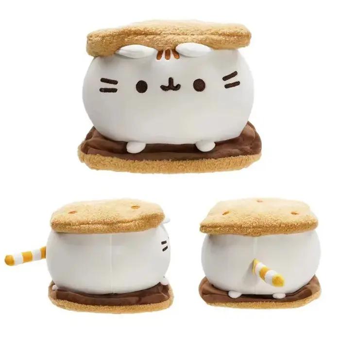 Mignon simulé chat poupée en peluche jouet Anime chat doux décoration de la maison table chambre déc
