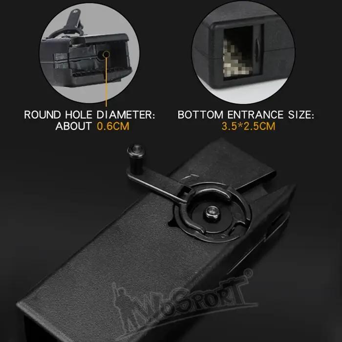 Chargeur tactique BB M4, manivelle Mag Airsoft 6mm 1000 rond pour équipement de dispositif de rechar