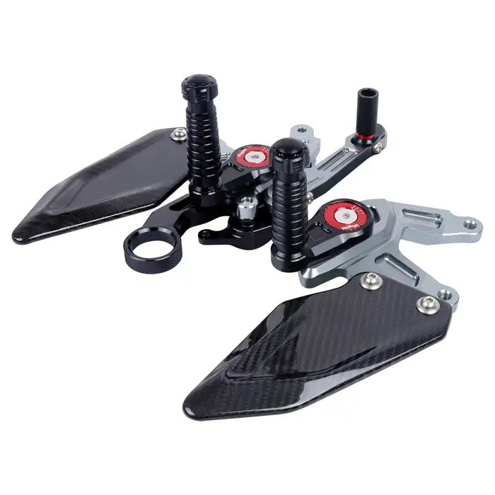 Repose-pieds réglables en fibre de carbone pour moto BMW S1000RR S 1000 RR 2015-2018