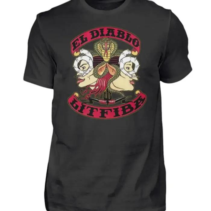 Le T-shirt Litfiba avec le logo d'un groupe italien est un choix idéal pour les passionnés de musique