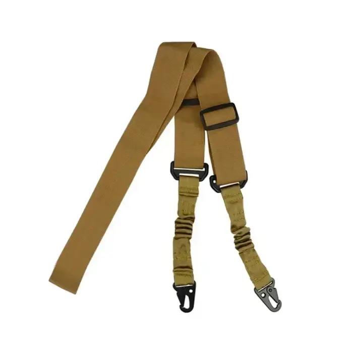 Élingue tactique pour fusil de chasse homme toile de nylon 500D rembourrée configuration un ou deux points confortable pour tir et chasse