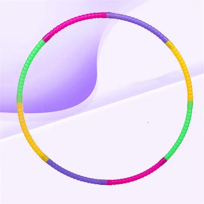 Cerceau de couleur amovible pour enfants, équipement de Sport, exercice Portable, entraînement physi