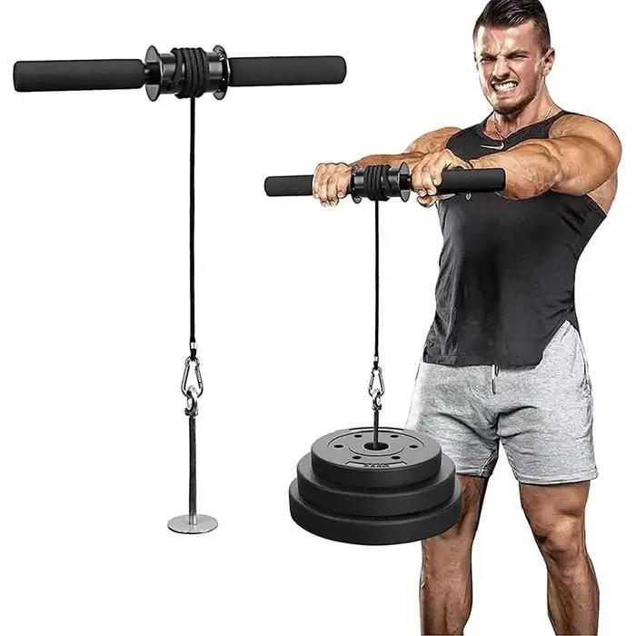 Rouleau avant-bras musculation force bras poignet main exercice à domicile formation avant-bras sangle poids portatif pour hommes femmes