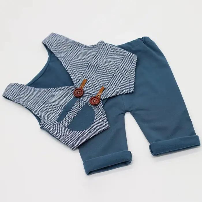 Accessoire de photographie pour nouveau-né, ensemble pantalon pour bébé garçon, Costume de séance Ph