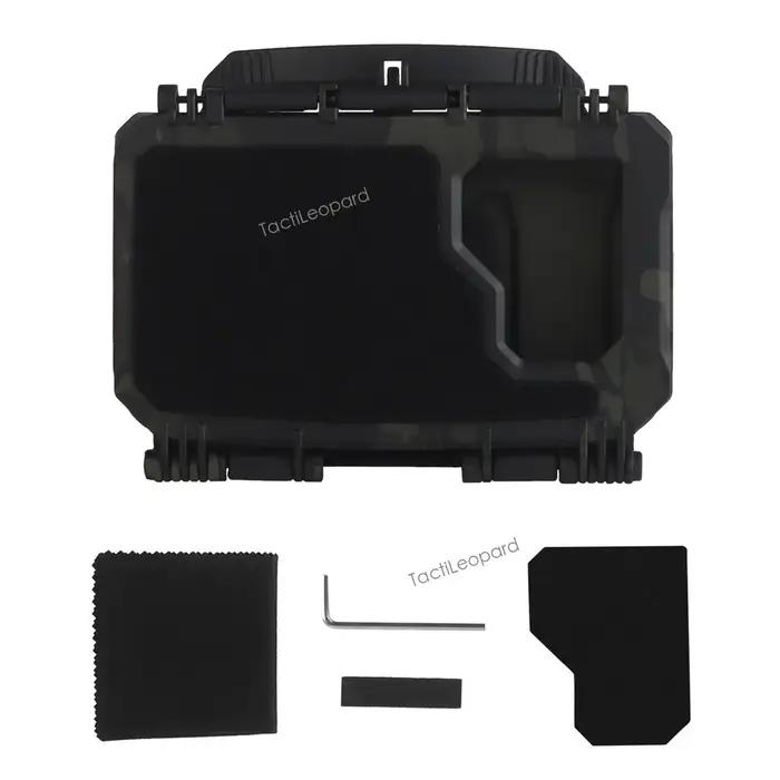 Boîte de rangement tactique V2 PLUS pour plaque de protection chasse airsoft équipement