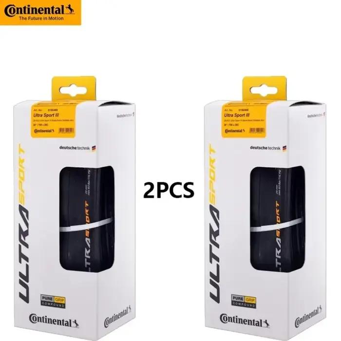 2 pièces Continental ULTRA SPORT III pneu de vélo de route Anti-crevaison