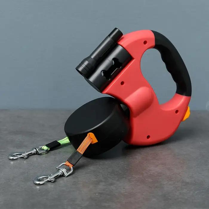 2025 Nouvelle Laisse Rétractable pour 2 Chiens - Sans Enchevêtrement