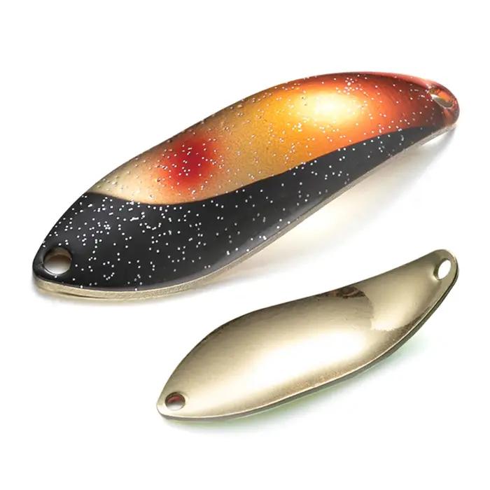 LTHTUG Peche BUX SPOON 3.8g cuillère appât Spinnerbait cuivre métal leurres